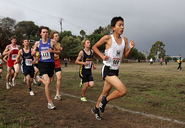 2010NCSXC BD3-116.JPG - 2010 North Coast Section Cross Country Championships, Hayward High School, Hayward, California
